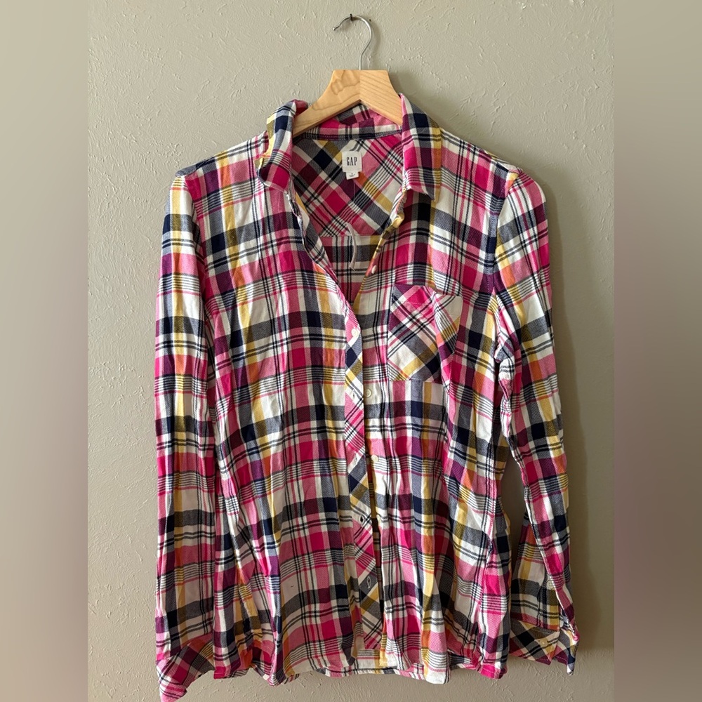 NWT GAP flannel button down
